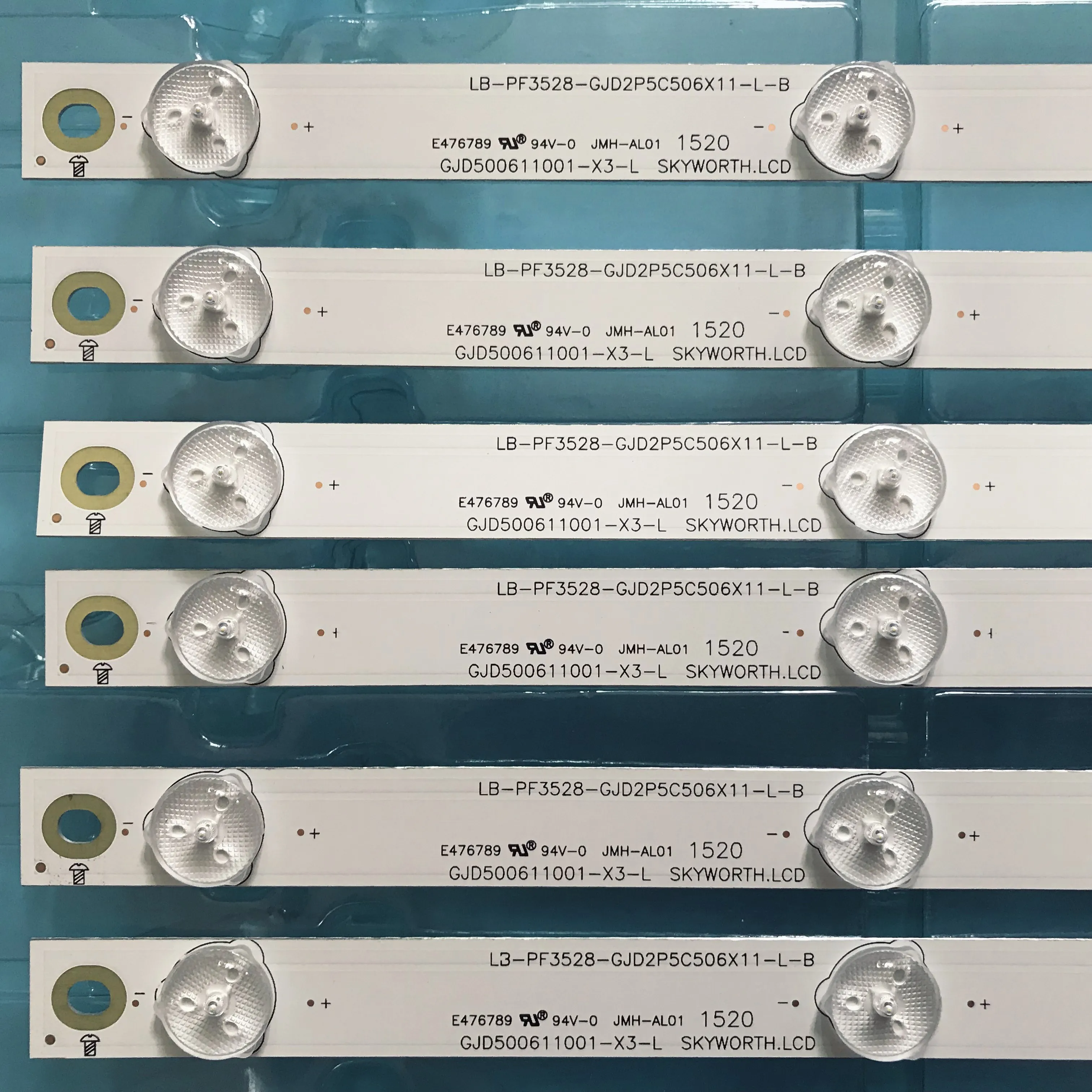 1 комплект = 12 шт. светодиодная подсветка для LE50D1452 T5002S 50PFF3655/T3 LD50V02S