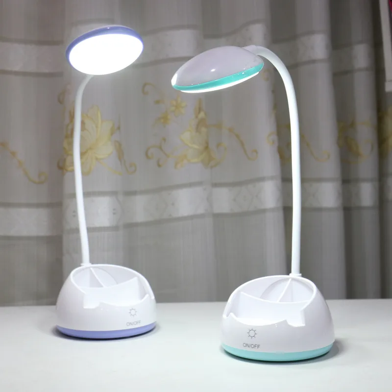 Перезаряжаемая Светодиодная настольная лампа для обучения Hoder 3 уровня сенсорное