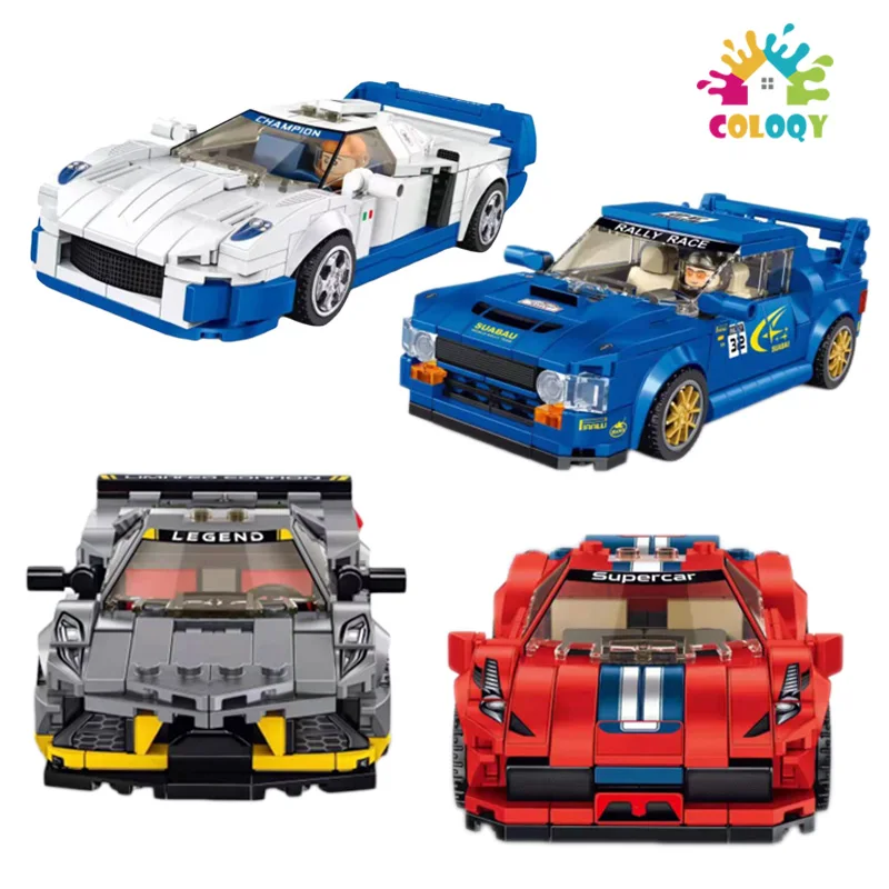 

Kids Toys Technic Racing Car Building Blocks Super Cars Moc Bricks Figures DIY Educational Toys For Boys Brithday Gifts
