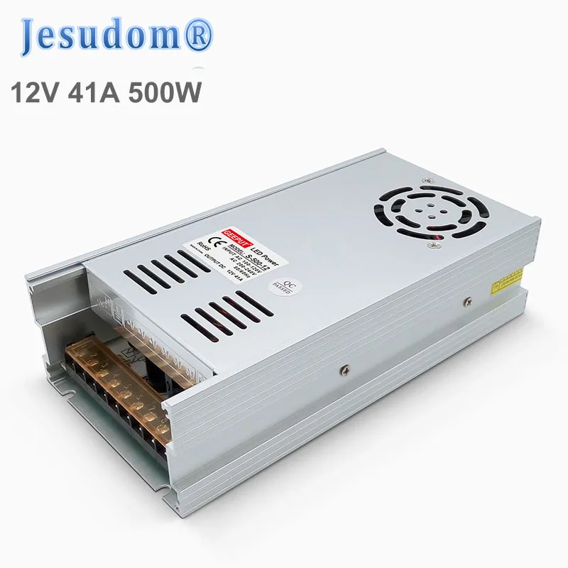 500W 12V41A адаптер трансформатор 110V/220VAC для 12VDC Мощность преобразователь переменного