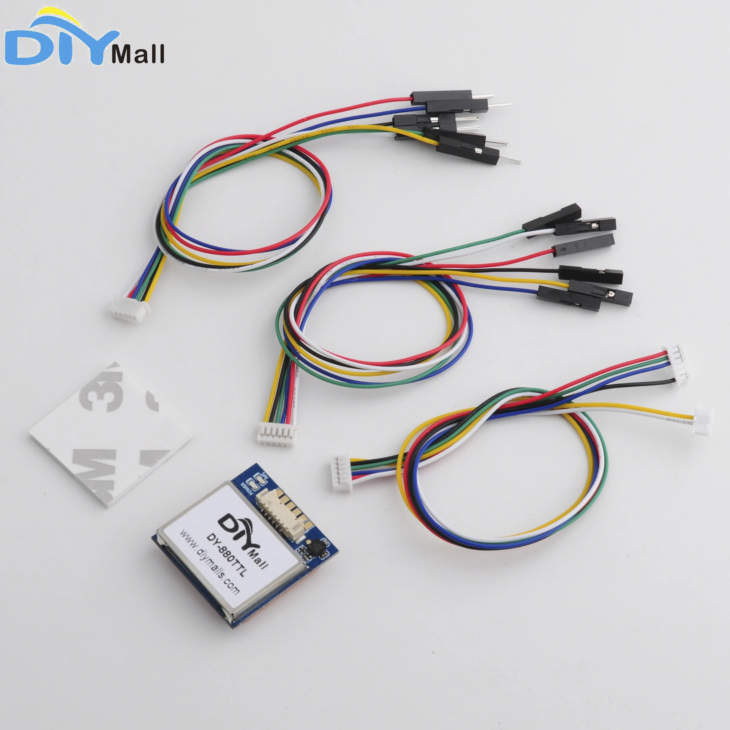 

DIYmall DY-880 TTL GPS-модуль ГЛОНАСС Beidou 72CH TTL 1-10 Гц Встроенная вспышка и компас QMC5883L G28U8FD TTL