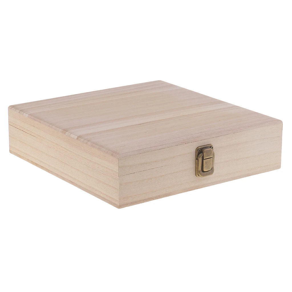 All-purpose Box Wooden with Lid - Storage | Дом и сад