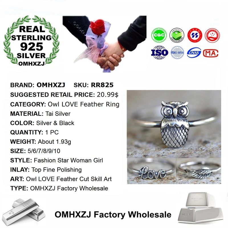 OMHXZJ оптовая продажа Европейская мода горячие ювелирные изделия женское для