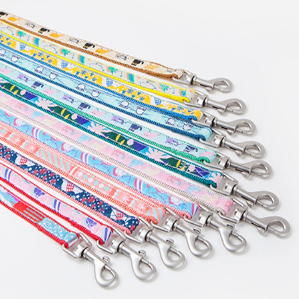 Поводок для собак ошейник с принтом поводок ходьбы тяги милый дизайн воротника