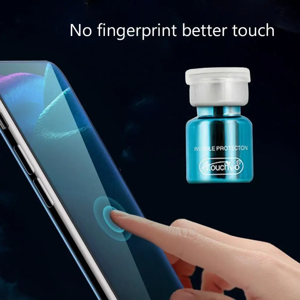 1/2 шт. 4 мл нано жидкое стекло Защита экрана олеофобное покрытие пленка
