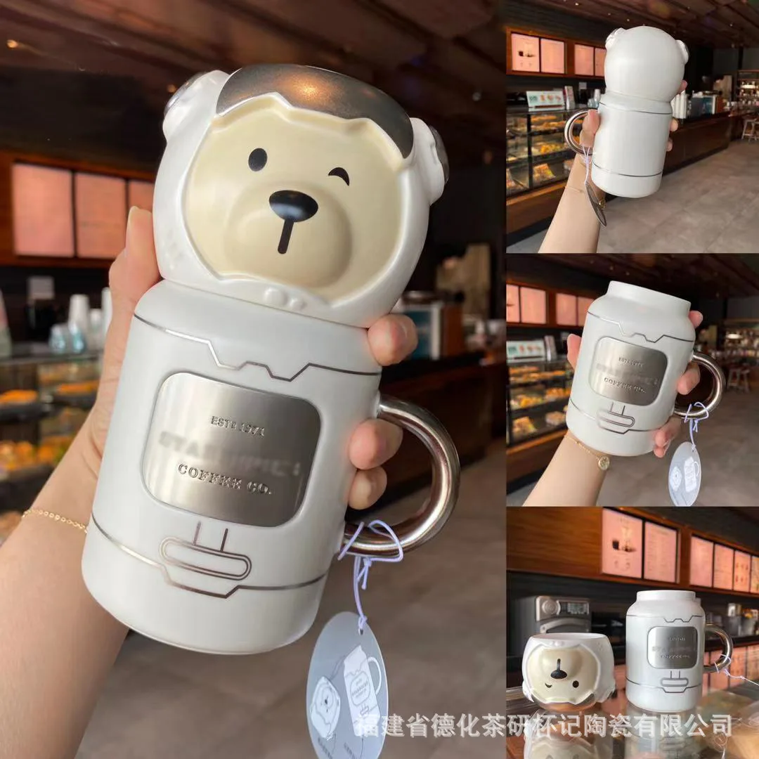 

Coffee Milk Juice Tea Wine Creative Drinkware Mugs Cup New Astronaut Planet Mugs Cartoon Ceramic Cups Boyfriend Girlfriend Gifts