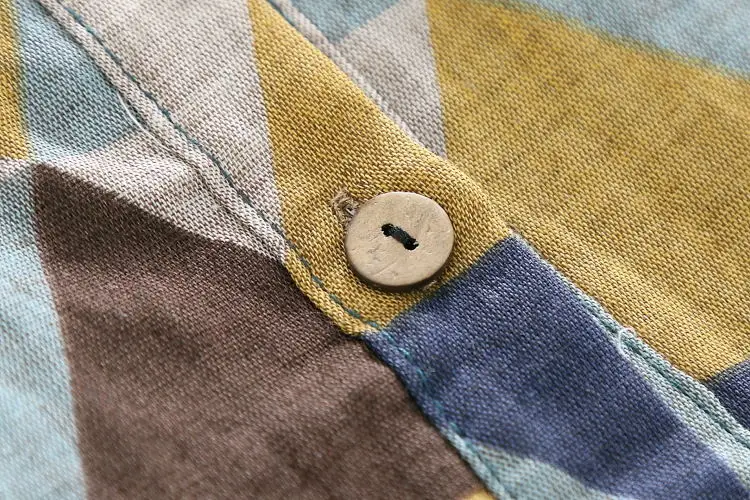 Свободное платье большого размера для похудения с воротником-стойкой и