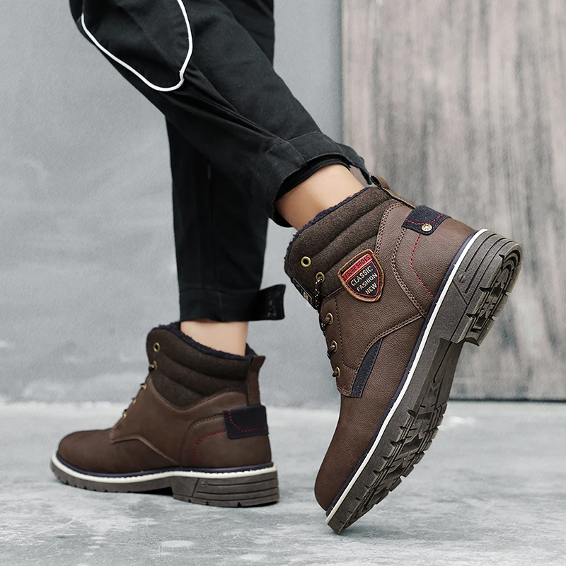 

Man Shoes Sport Men Shoes Men 2020 Chinese Home Boots Men's Winter Work Designer Mens Fashion High Casual Sneakers Leather
