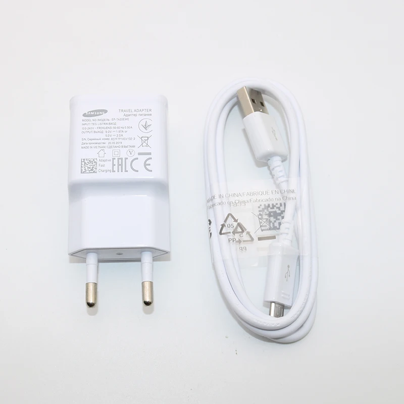 Samsung 9V1.67A 15 Вт Usb Адаптивное быстрое настенное зарядное устройство адаптер