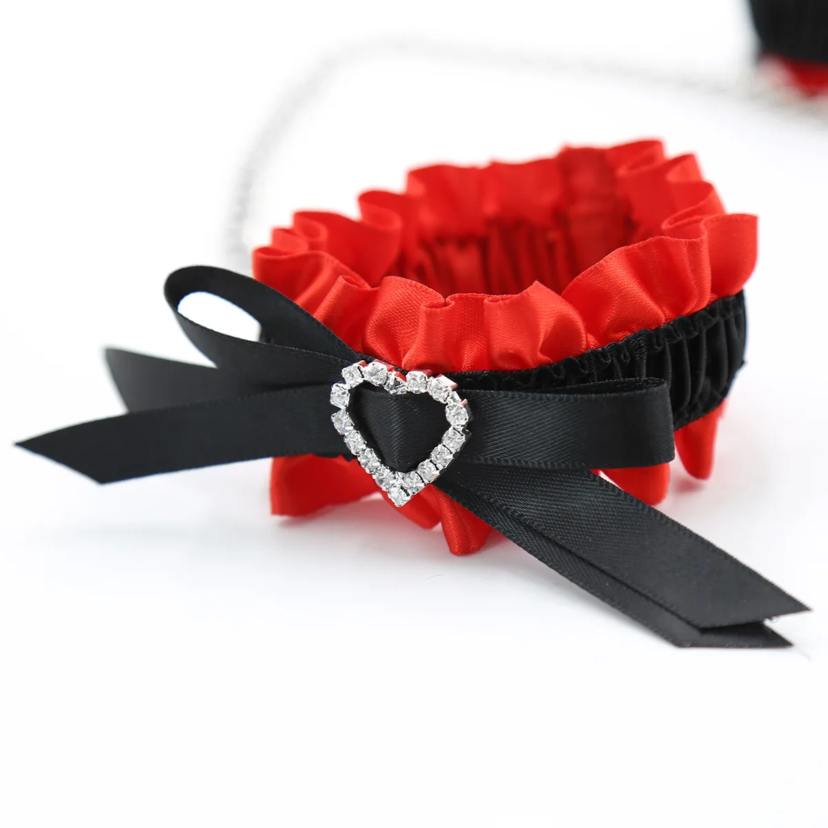 Эротические кружевные наручники шея аксессуары для воротника с металлической