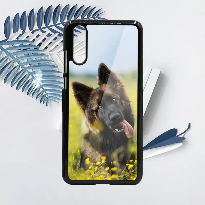 

German Shepherd Dog animal Phone Case PC For Samsung galaxy S note 8 9 20 10 e lite2019 plus pro ultra