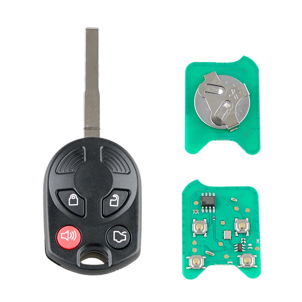 4 кнопочный фрикет для Ford Escape Focus Fiesta C Max транзитный бесключевой доступ Combo FCCID