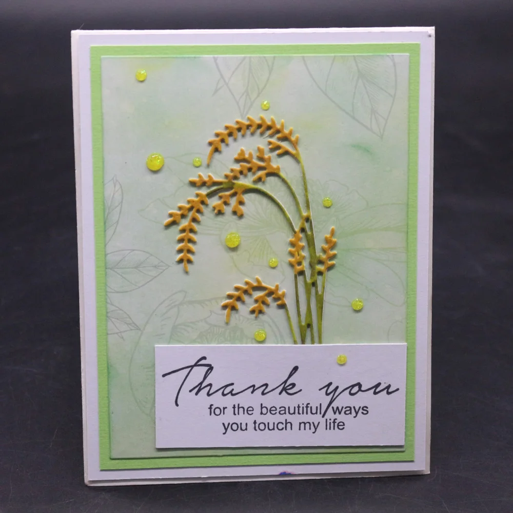 55*80 мм ячменная трава металлические режущие штампы трафареты сделай сам для