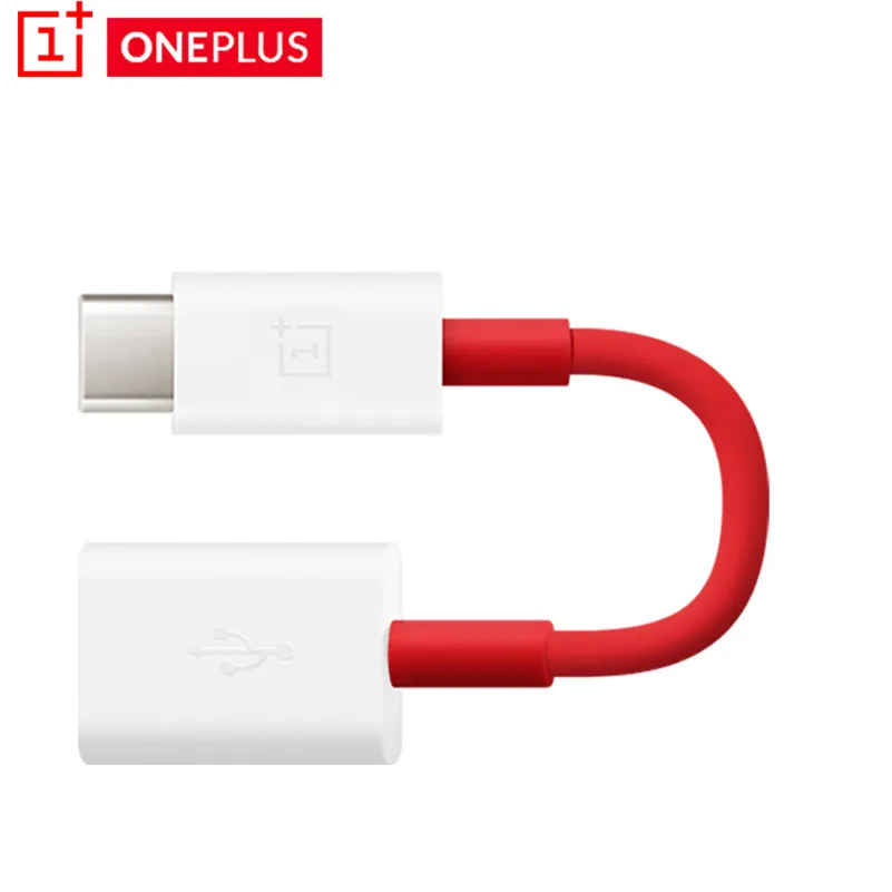Оригинальный адаптер Oneplus USB C к кабель переходник Type OTG для oneplus 8 7T 7 6T 5t 5 3 pro
