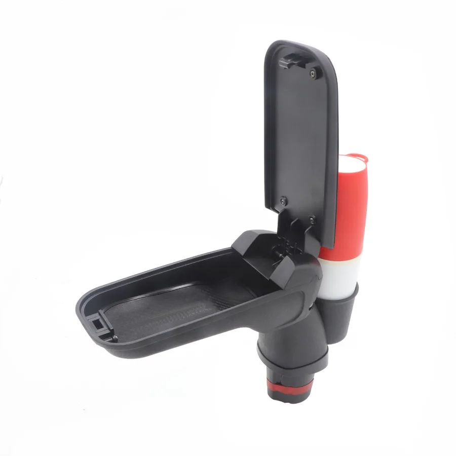 Кожаный подлокотник коробка для хранения с подстаканником шкафчик центральный