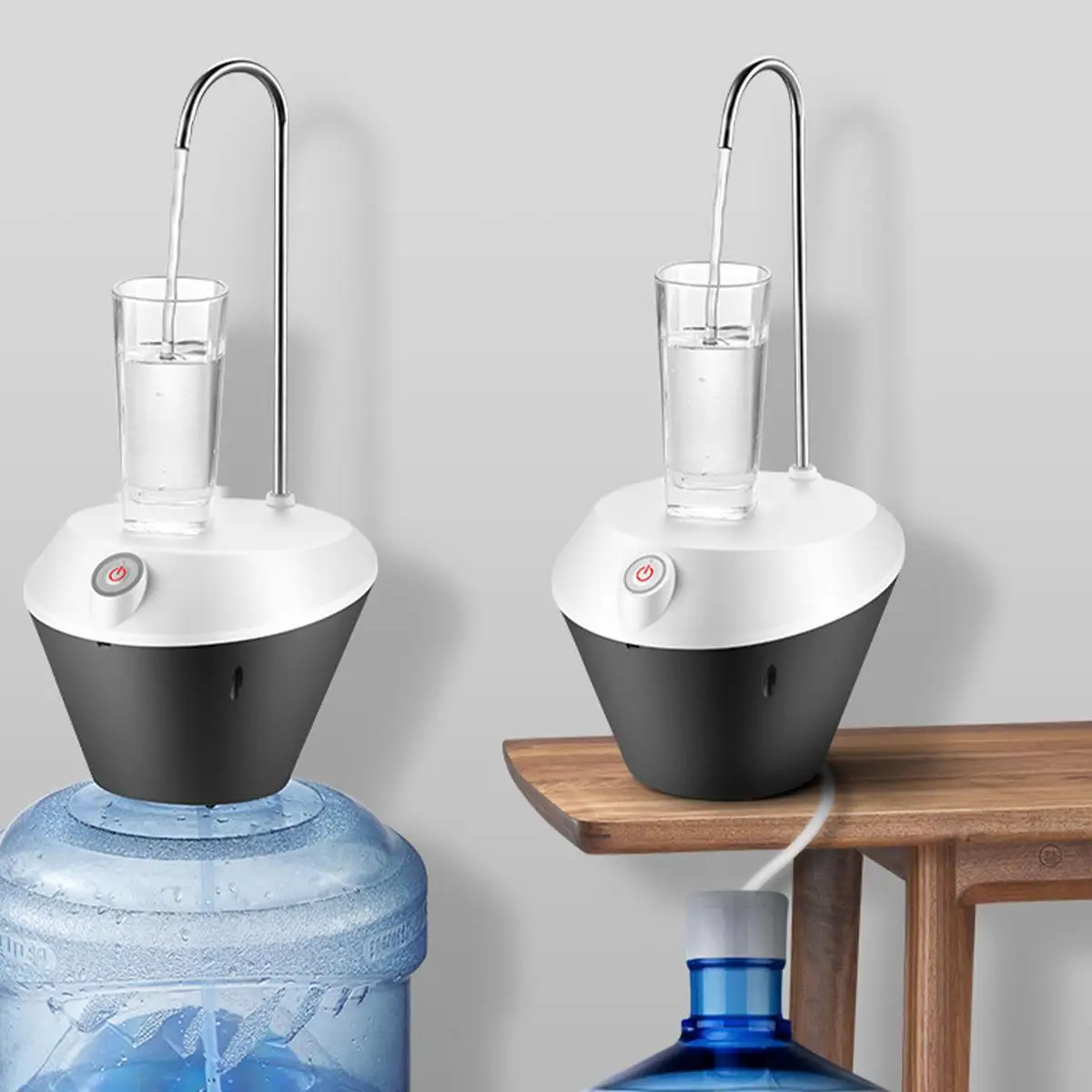 Becornce диспенсер для воды usb зарядка автоматическая бутылка для воды насос портативный Электрический дозаторы воды галлон бутылка кнопка переключатель