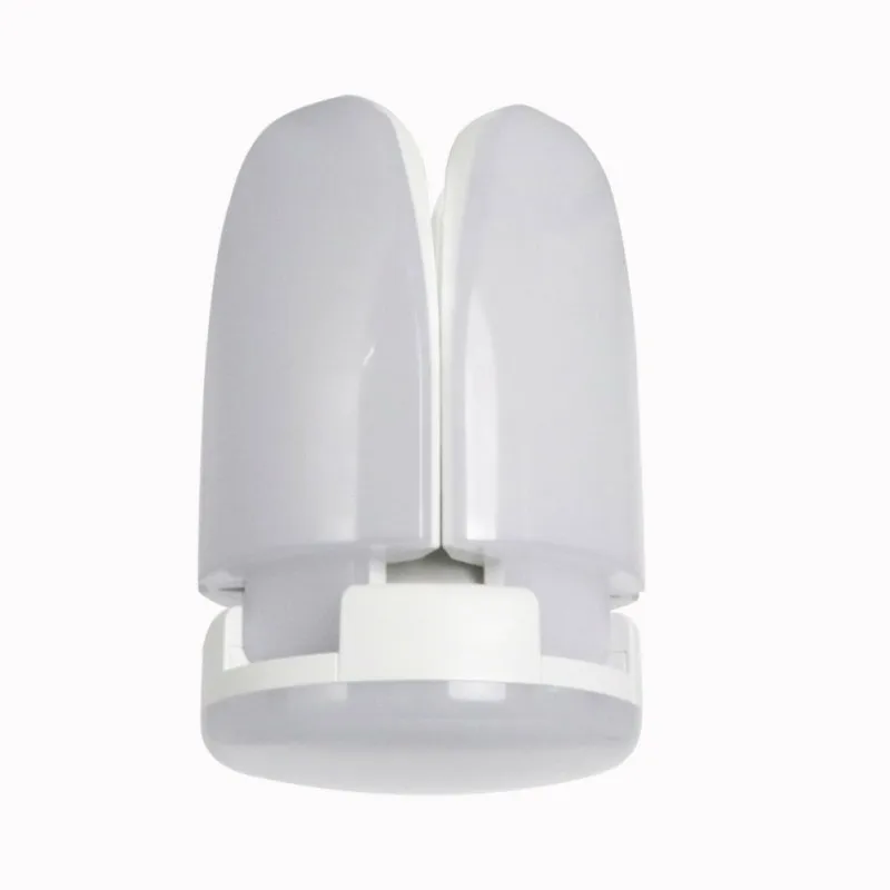 60W E27 LED Light Bulb with 246 Leds Fan Blades Folding Light LED Lamp for Outdoor Garage Shop Home Lamp