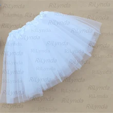Stock White Black Ballet Petticoat Tulle Ruffle Short Crinoline Bridal Petticoats Lady Girls Child Underskirt jupon