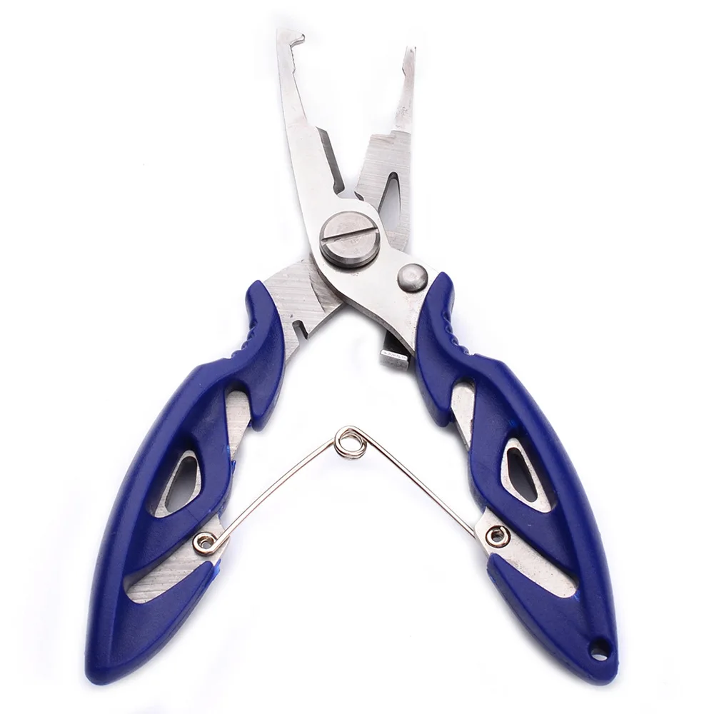 

Multi-purpose Fishing Plier Scissor Braid Line Lure Cutter Hook Remover Tackle Tool Cutting Fish Tongs Scissors Fishing Pliers