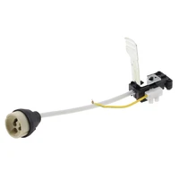 6pcslot ceramic gu10 base socket adapter wire connector porcelain halogen gu10 lamp holder lamp holder for mr16 spotlight bulb