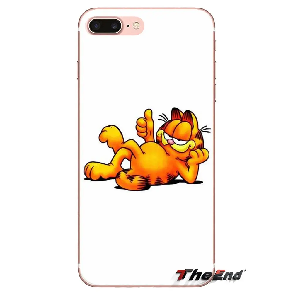 Для Xiaomi Mi3 samsung A10 A30 A40 A50 A60 A70 Galaxy S2 Note 2 большое ядро Prime милый мультфильм Гарфилд