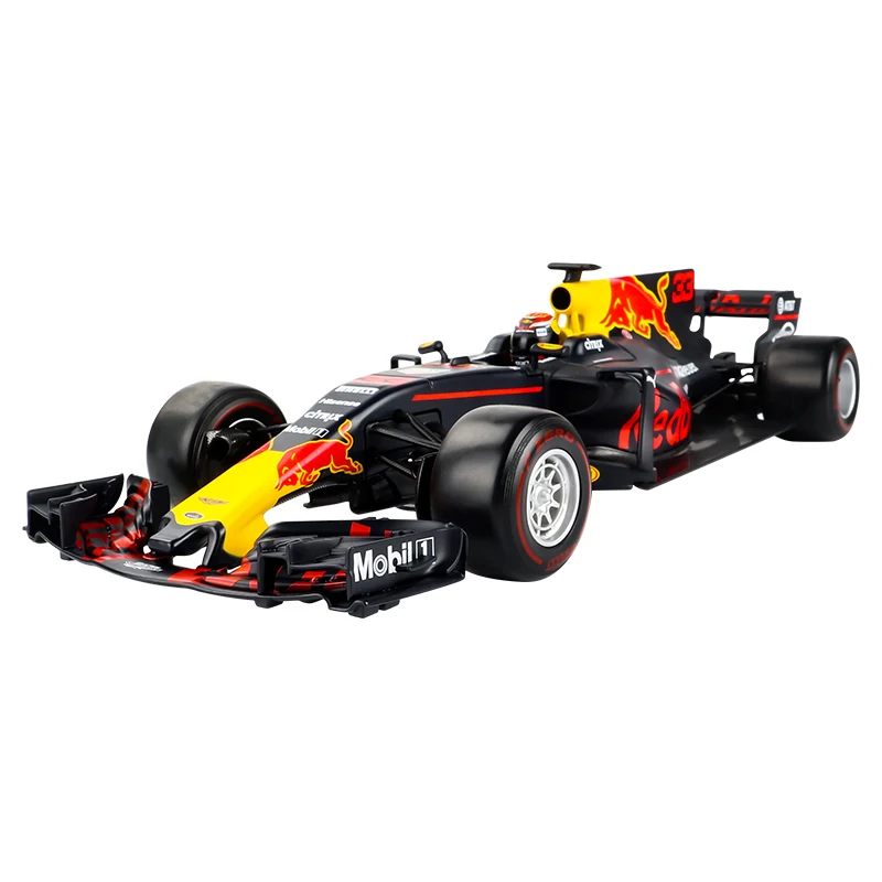 Бураго 1:18 красный BULL RB13 сплав F1 модель автомобиля литья под давлением