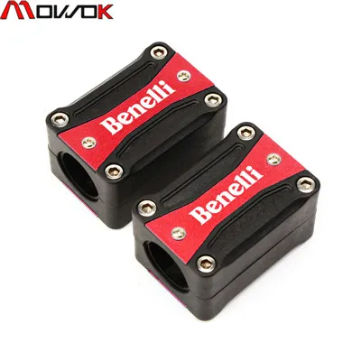 Red Для Benelli TRK502 TRK 502C/X/L BN302 TNT 300/600 BJ 600 защита двигателя мотоцикла бампер декоративный Блок Логотип BENELLI - Цвет: Red