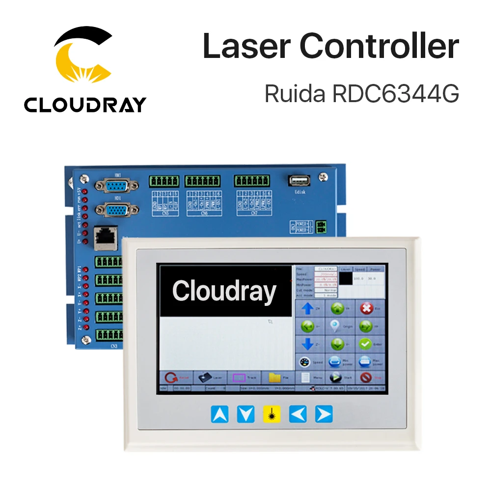 Cloudray Ruida RD RDC6344G 7 &quotсенсорный экран Панель Co2 лазерный DSP контроллер для Лазерная