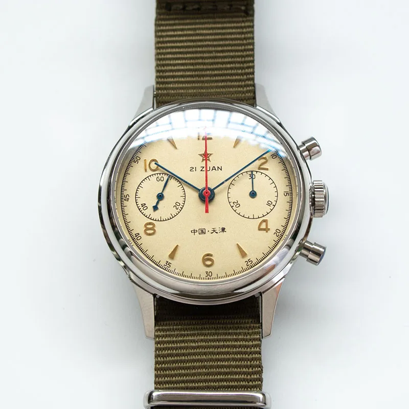 Винтажные мужские часы Seagull 1963 сапфировое стекло 30 м водонепроницаемое сапфировое стекло механический хронограф мужские s наручные часы для пилотов