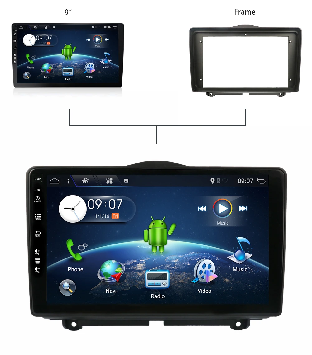 Автомагнитола Bosion на Android 10 DSP 30EQ мультимедийный видеоплеер автомобильный стерео