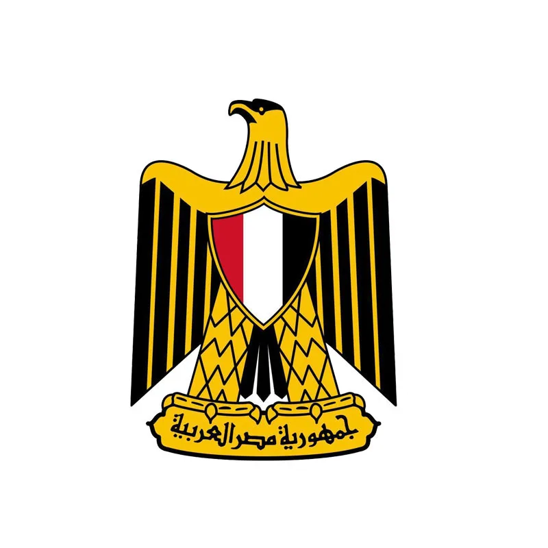 

Car Sticker Egypt Coat of Arms Flag Decor PVC Decal Cover Scratches Sunscreen waterproof Motorcycles Window Styling KK 13cm*10cm