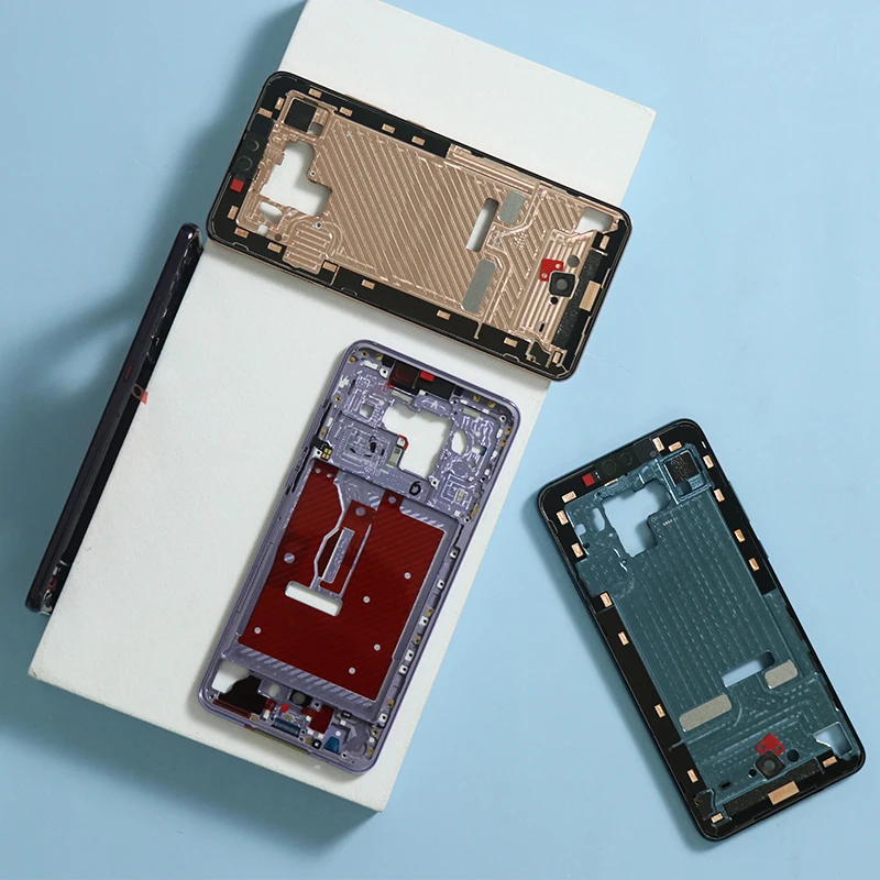 

Middle Frame For Huawei Mate 30 Plate Bezel Housing Board LCD Support Mid Faceplate Replace Repair Spare Parts + Side Buttons