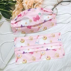 Милая одноразовая маска для лица Moon Girl, маски для взрослых, 3-слойные противопылевые защитные маски, дышащие маски, Прямая поставка