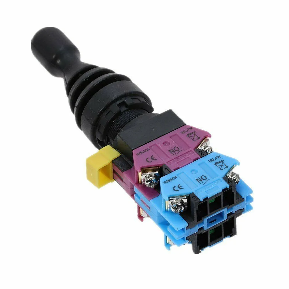 

22mm 4NO 4 Position Spring Return Momentary Monolever Joystick Switch HKD-FW24 Hand Tool Accessories