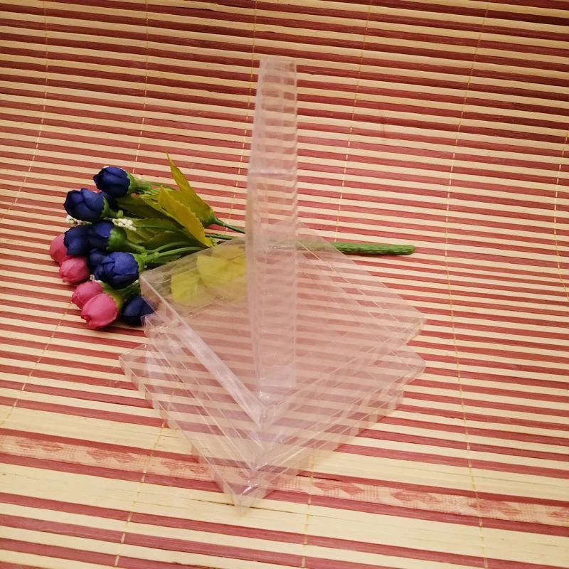 100pcs Large ABB Clear Transparent Box Bag Pvc Plastic Box Gift Packaging Box For Jewelry Box Packaging Display Storage Box Diy