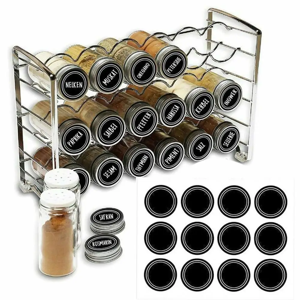

2PCS/ Set Waterproof Chalkboard Kitchen Spice Label Bottles Labels Blackboard Tags Labels Home Spice Cooks Stickers Bottles D9D9