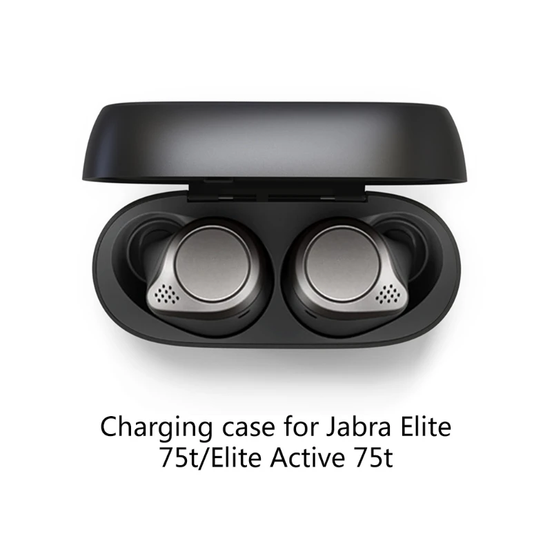 Зарядный ЧЕХОЛ ДЛЯ Jabra Elite 75t/Elite Active 75t Bluetooth наушников 1XCB|Аксессуары для наушников|