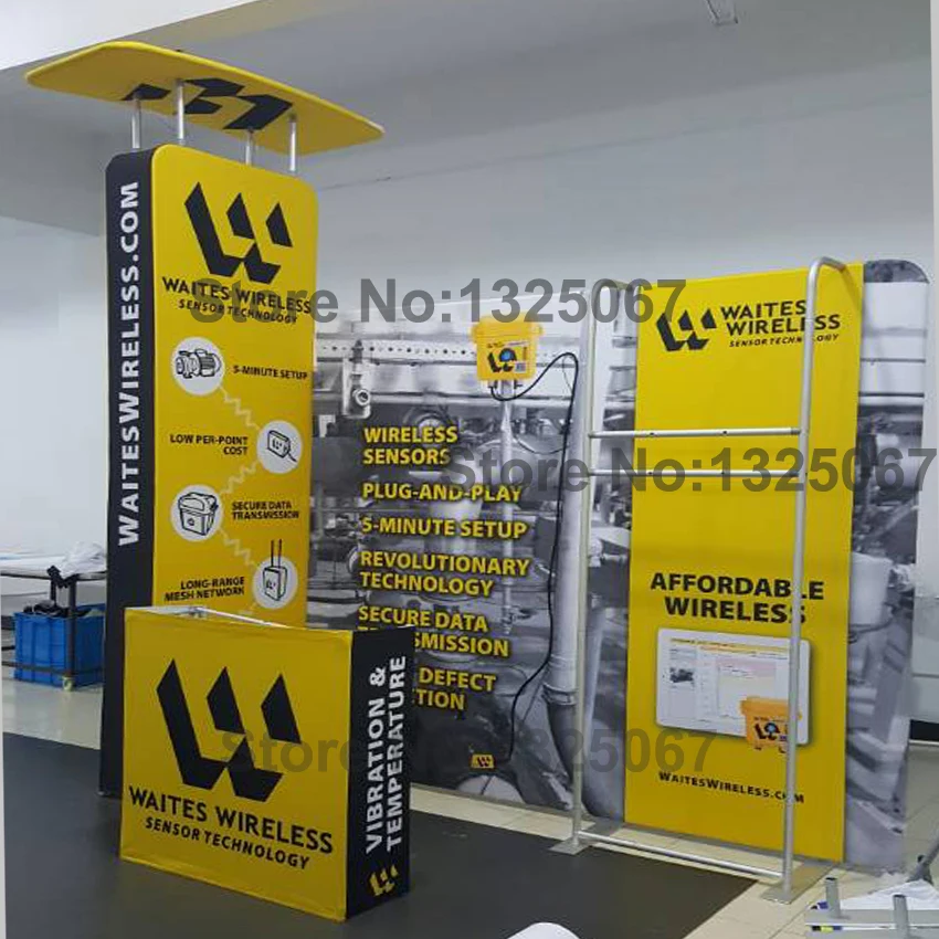 10 футов * портативная Натяжная ткань стенд выставочные системы наборы для