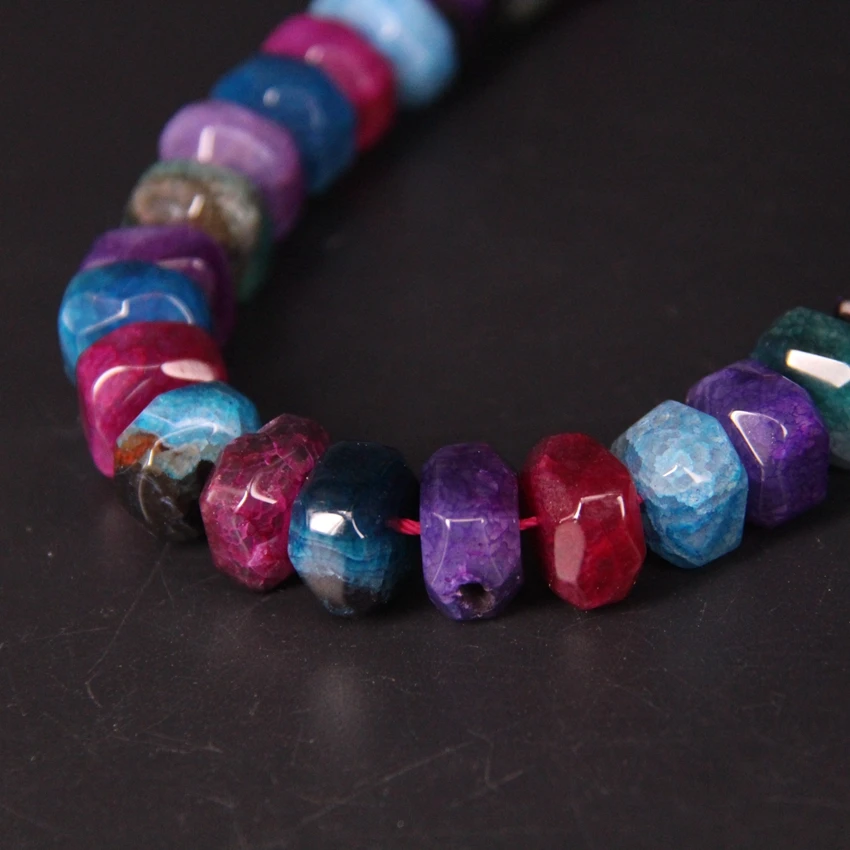 Ограненные Разноцветные Подвески из драгоценных камней ограненные