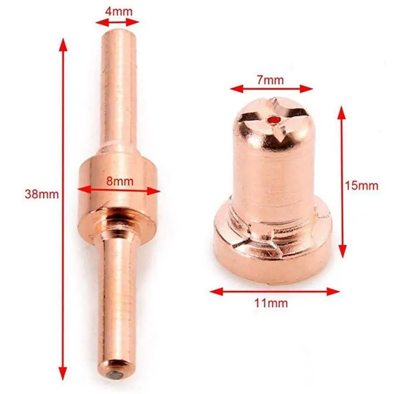

65pcs Plasma Cutter Tip Electrodes Nozzles Kit Consumable Replacement Accessories For PT31 CUT 30 40 50 Cutter Welding Tools