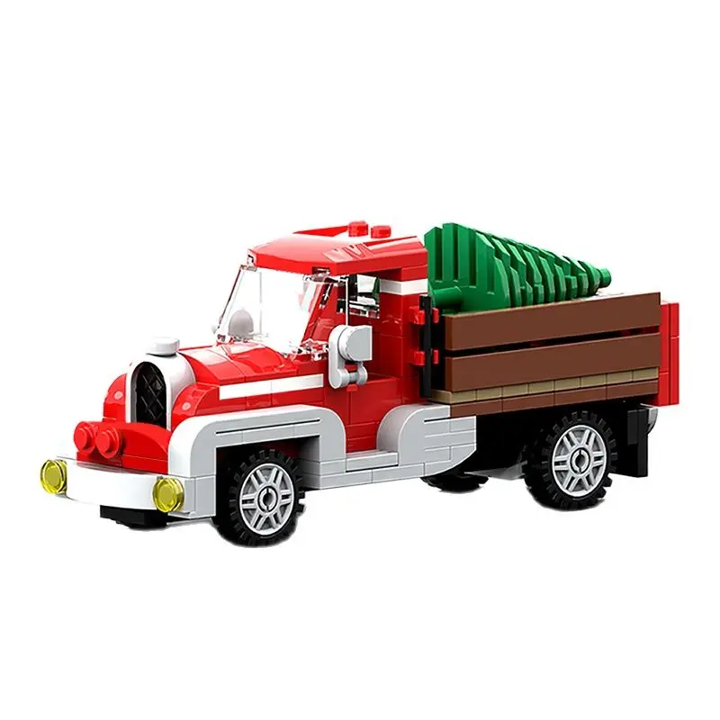 

Christmas Series Winter Village Scene Holiday City Train Reindeer Friend Building Blocks Santa Claus Toys gift