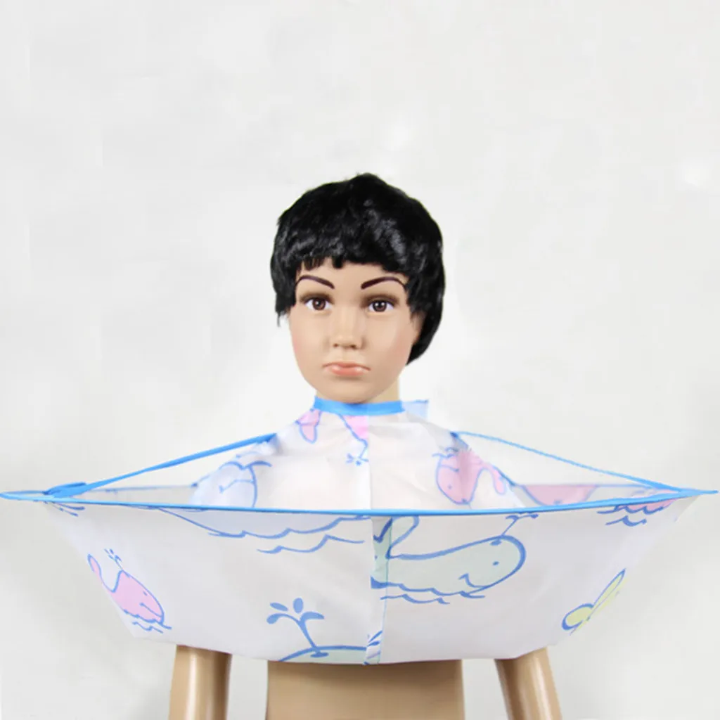 Платье для стрижки накидка волос детей и мальчиков парикмахерский фартук