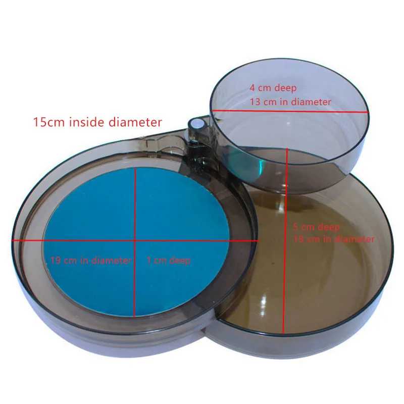 3 слоя антипригарная сковорода сильный Полный Магнитный круглый аквариум