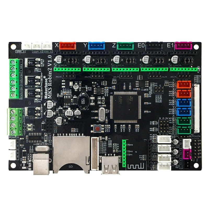 Makerbase 3D Printer STM32 MKS Robin2 Motherboard Open Source Hardware Convenient for Develop and Set Up Integrated Mainboard wi |