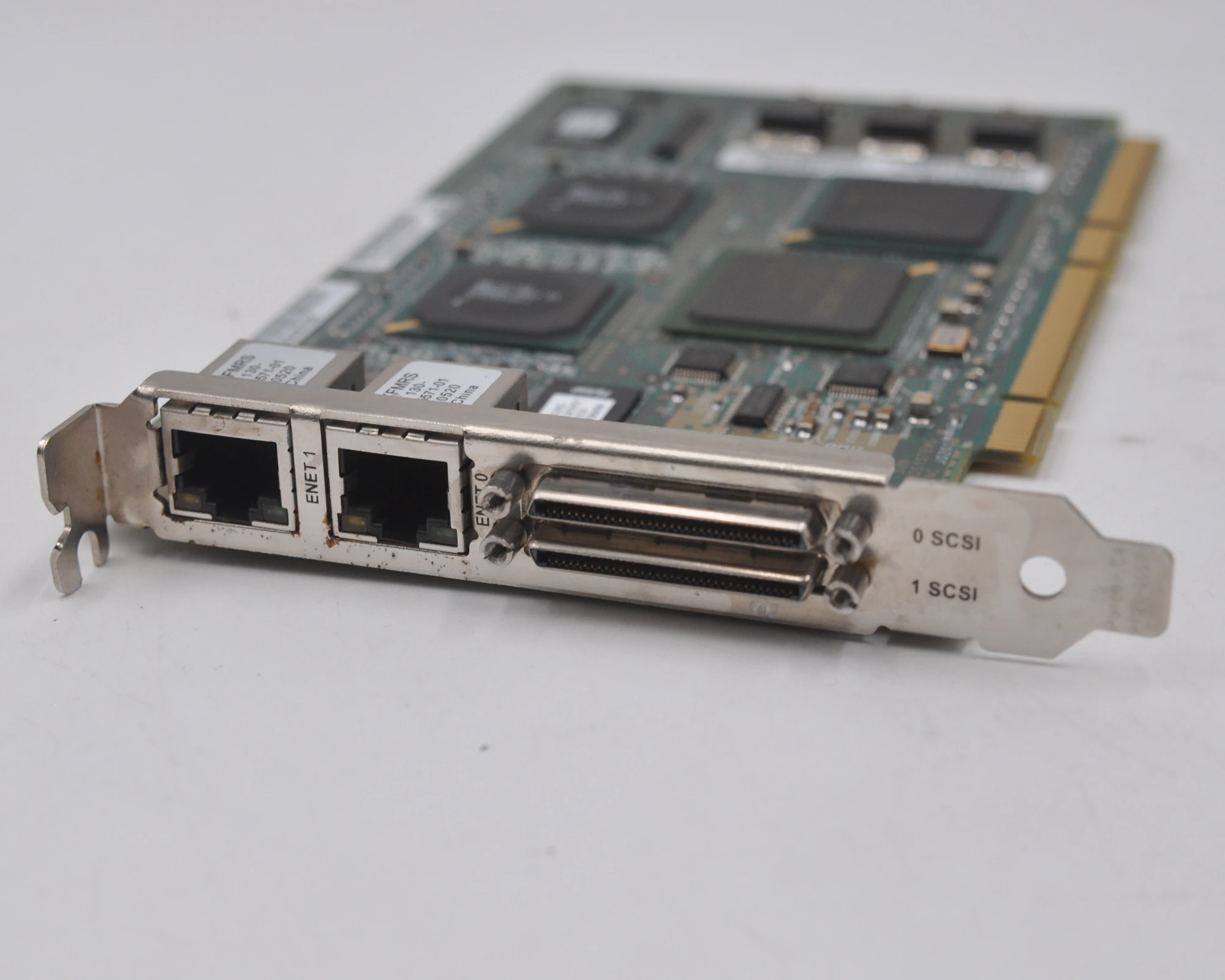 Sunmicrosystems SUNFRU 501-6635-06 REV.50 гигабитная Двухпортовая сетевая карта SCSI | Компьютеры и