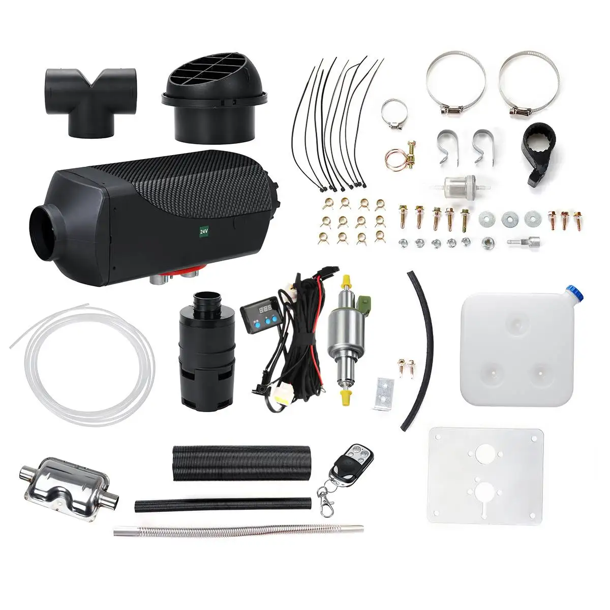 

Car Heater 5000W Parking Heater 12/24V Air Diesels Heater with Remote Control LCD Switch for RV Motorhome Trailer Trucks Boats