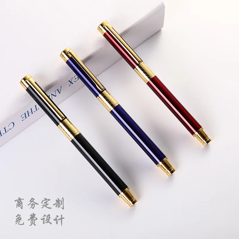 

Metal Fountain Pen Wholesale Student Calligraphy Business Gifts 3 PCS Signature Business Pen Gift School Supplies