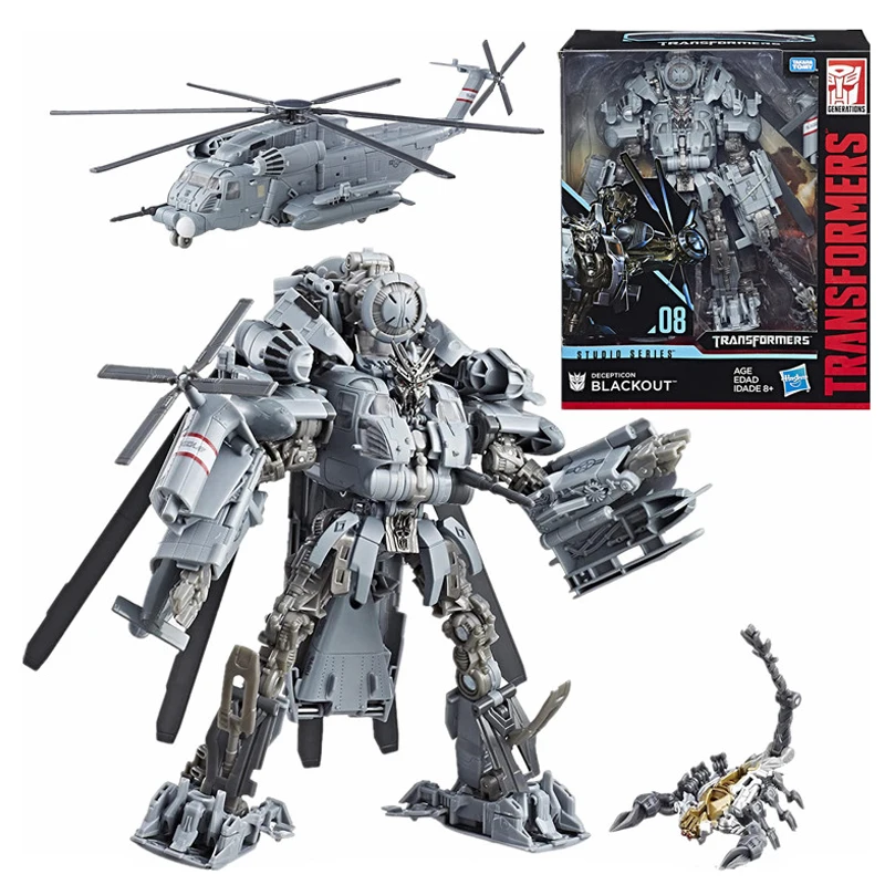 Ss08 Hasbro Transformer Studio Series 08 Лидер класс фильма 1 Decepticon Блэкаут экшн фигурки