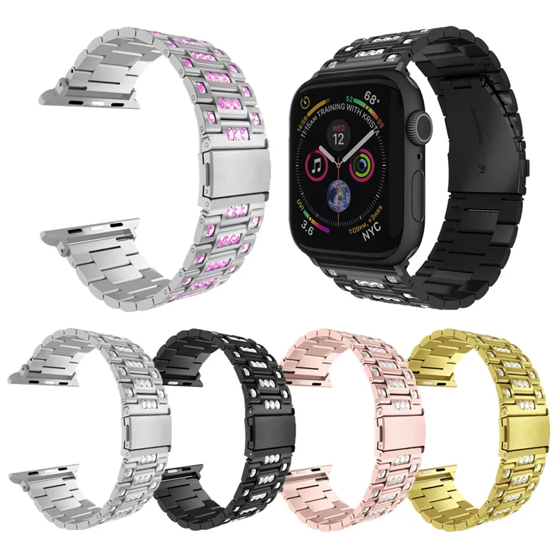 Ремешок из нержавеющей стали для Apple Watch Band 38/40 мм 42/44 | Наручные часы