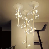 modern white pendant lights for bar decoration glass bubble pendant light designer dinning room kitchen island pendant lights
